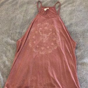 PINK RACER BACK TANK TOP